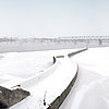 Волховская ГЭС. Вид на мост