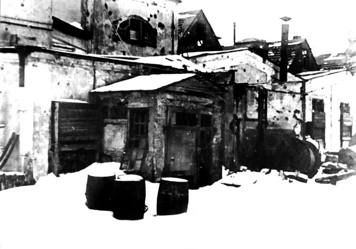 Помещение на заводе "Севкабель", где собирали "кабель жизни"
