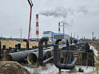 Бетонирование сухой градирни (2025 г.)