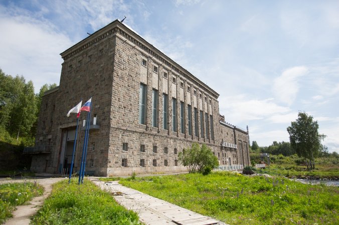 Фасад Кондопожской ГЭС