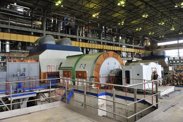 Вид на турбоагрегат ст. № 2, июль 2024