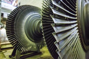 The impeller blades are installed strictly to the definite position
