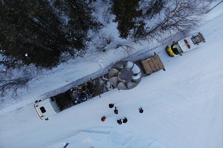 Доставка нового рабочего колеса 4-го гидроагрегата Верхне-Туломской ГЭС, 2019 год
