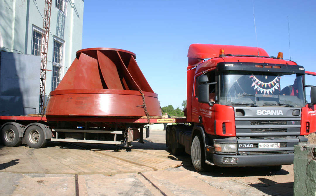 Radial-axial or Francis turbine, Volkhovskaya HPP