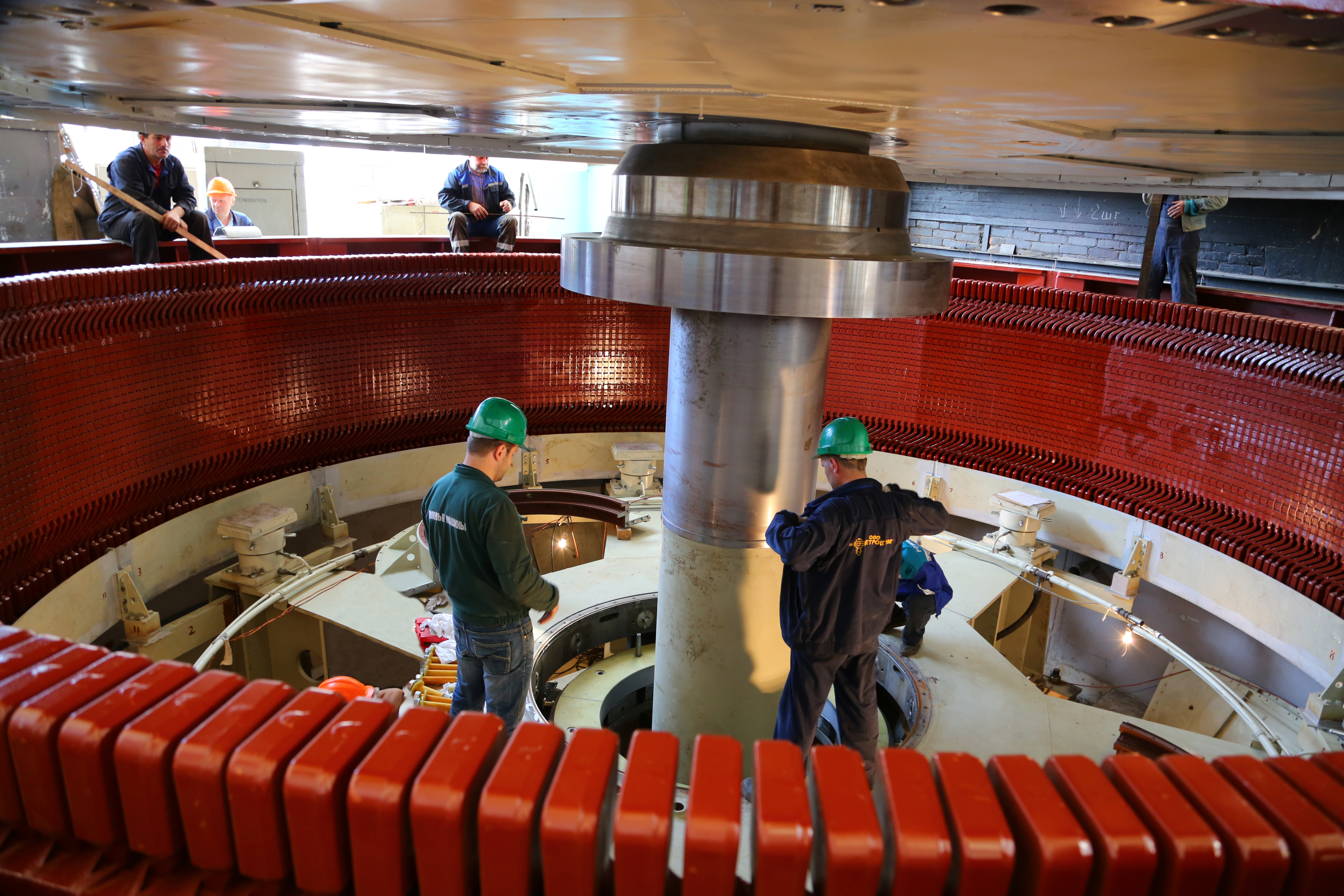 Installation of the rotor